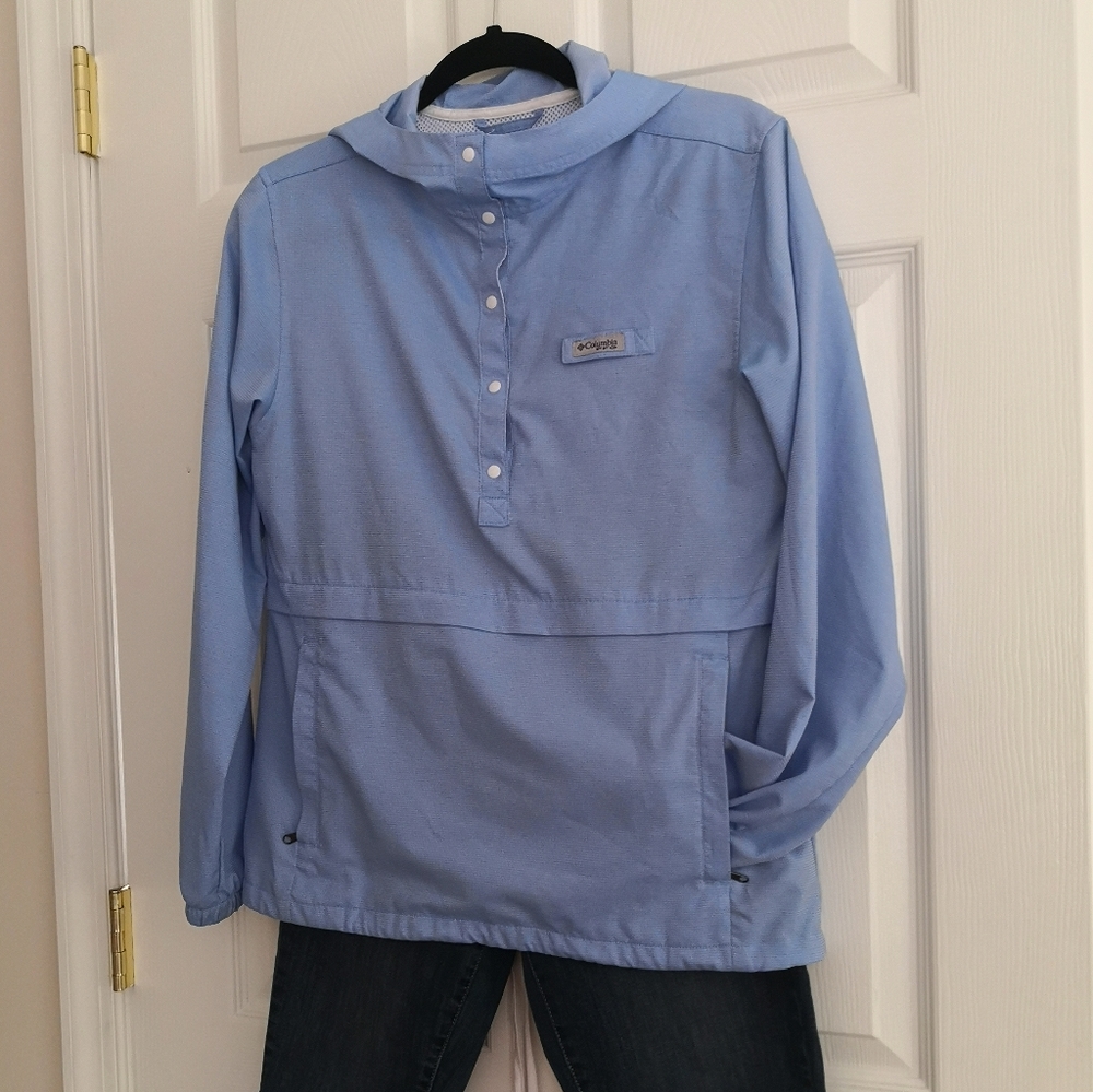 Columbia Fishing Anorak, sz xs, UPF 50+